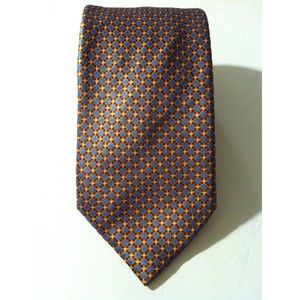 ERMENEGILDO ZEGNA MENS NEW MULTICOLOR 100%SILK TIE 3 1/2" X 62" MADE IN ITALY